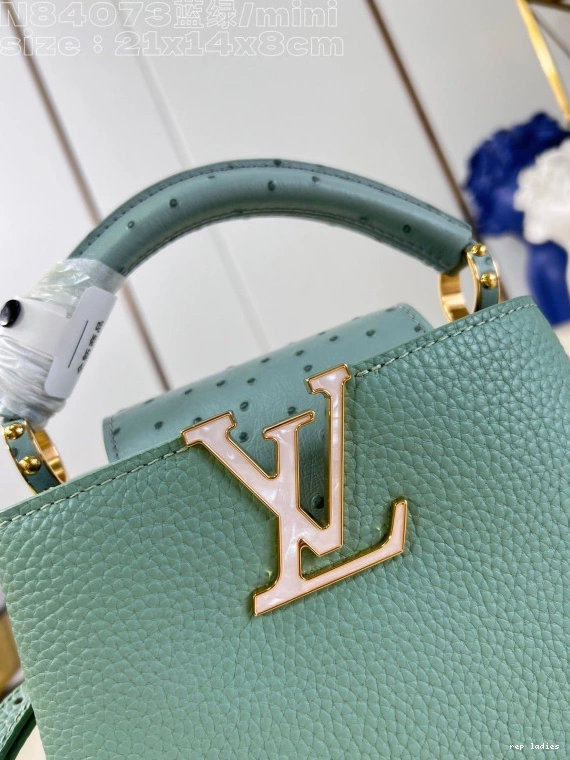 Cheap CAPUCINES VUITTON LOUIS MINI-22*12*8CM 0812